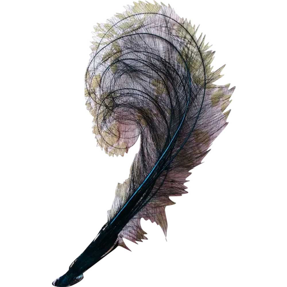 GORGEOUS Large Feather  Plume Adornment, Milliner… - image 1