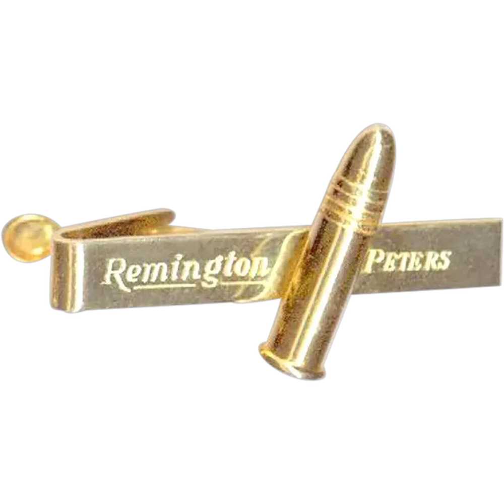 Novelty REMINGTON Bullet Tie Clip - image 1