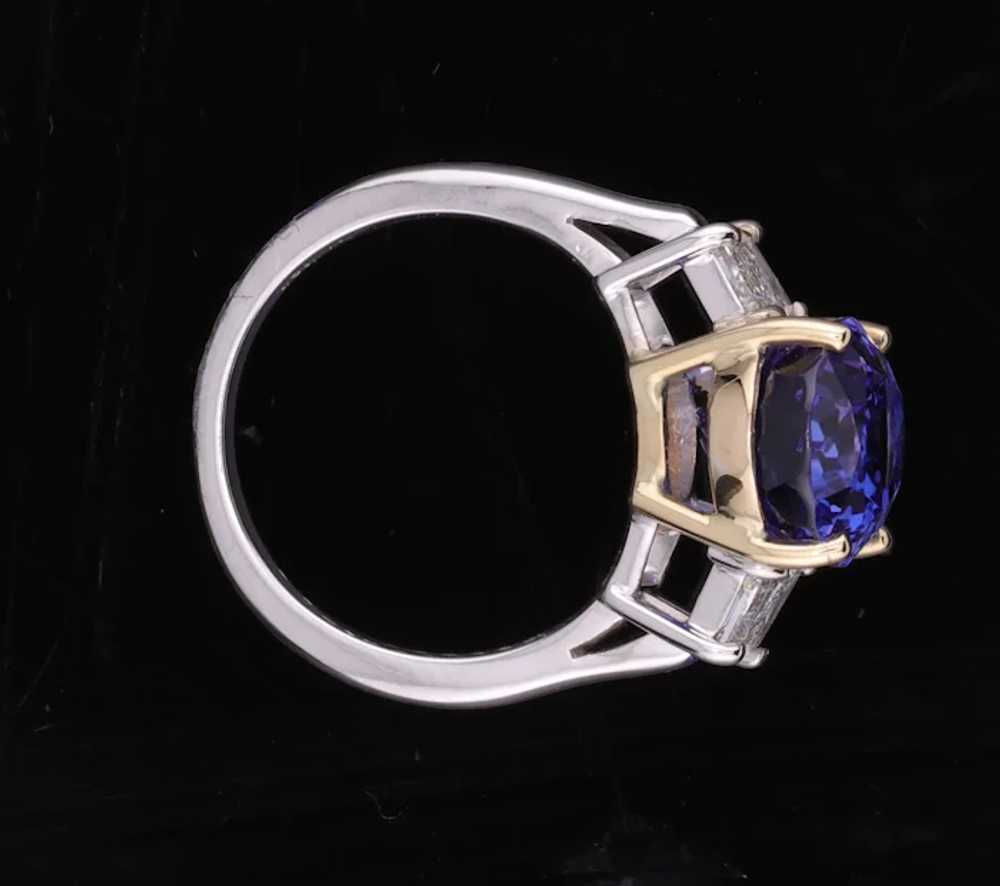 GIA Cert 8.29 Carat Tanzanite One Carat VS-2 Diam… - image 2