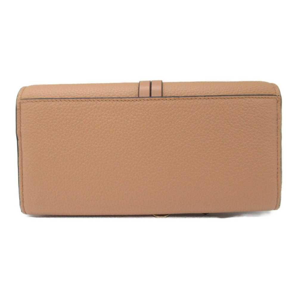 Chloe Chloé Bifold long wallet Brown Light Tan le… - image 2