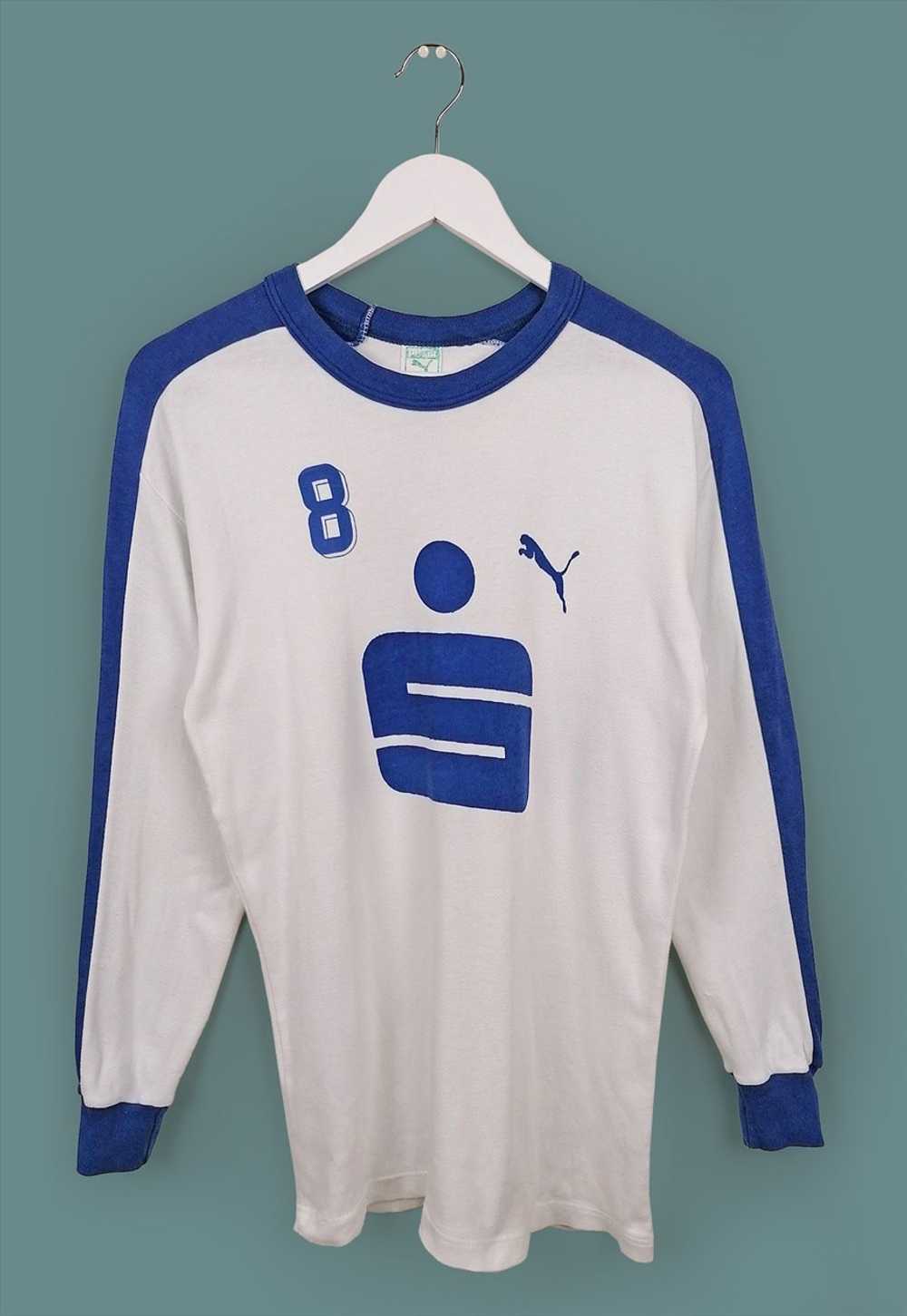 PUMA 80's Football shirt Soccer Jersey long sleev… - image 1