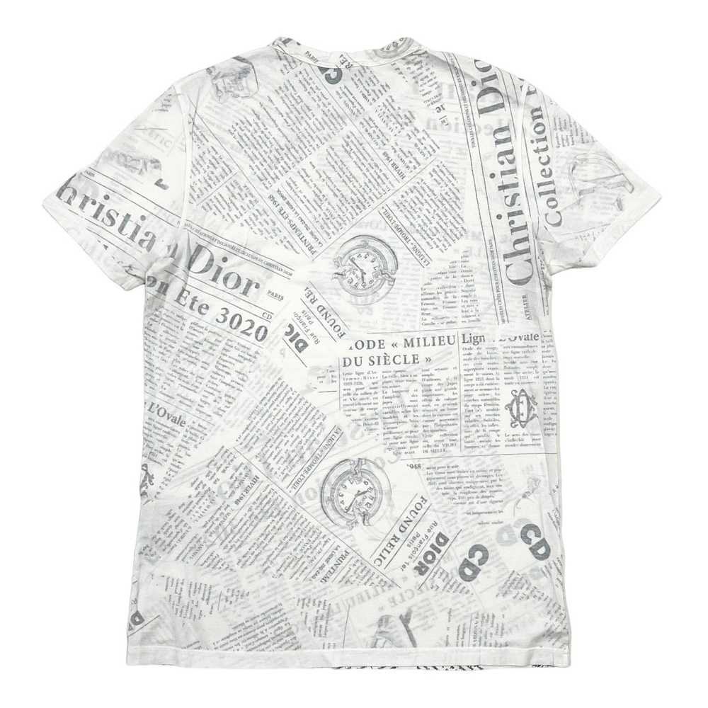 Dior Dior x Daniel Arsham Newspaper Print Tee Bei… - image 2