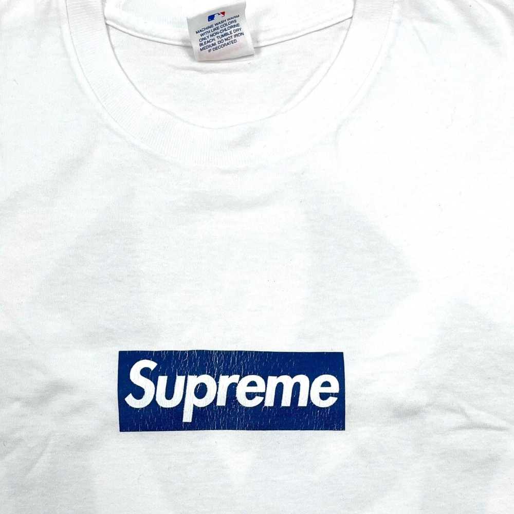 Supreme New York Yankees Box Logo Short Sleeve Te… - image 3