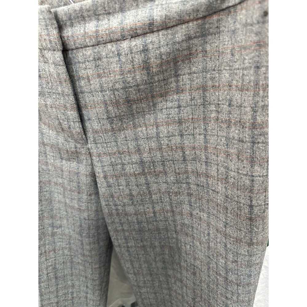 Pendleton VTG Pendleton Gray Plaid Wool Straight … - image 2