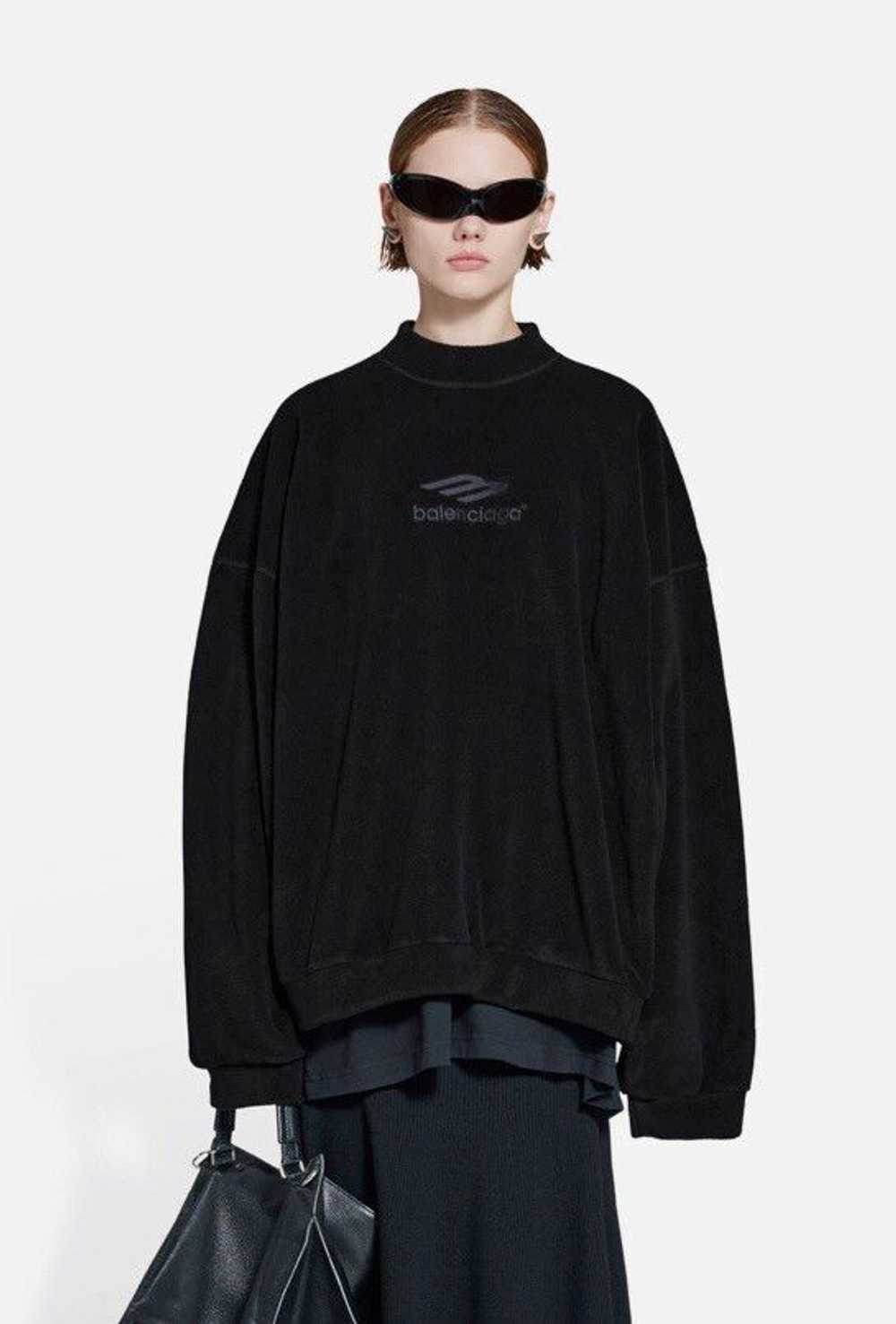 Balenciaga FW22 Balenciaga 3B Fleece Logo Embosse… - image 1