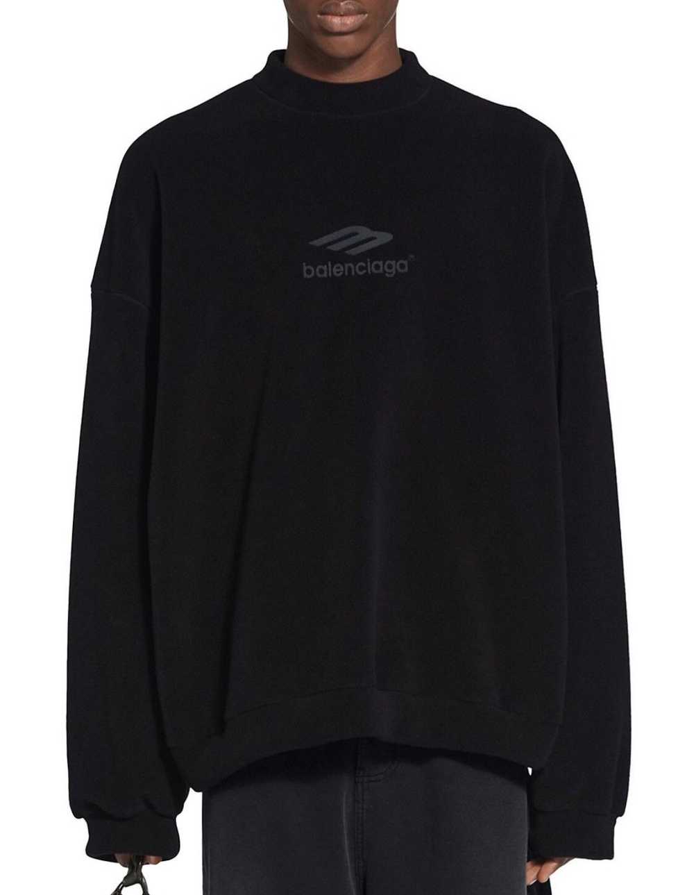 Balenciaga FW22 Balenciaga 3B Fleece Logo Embosse… - image 4