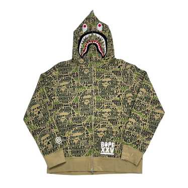 Bape XXV Cities Camo Shark Full Zip Hooded Sweats… - image 1