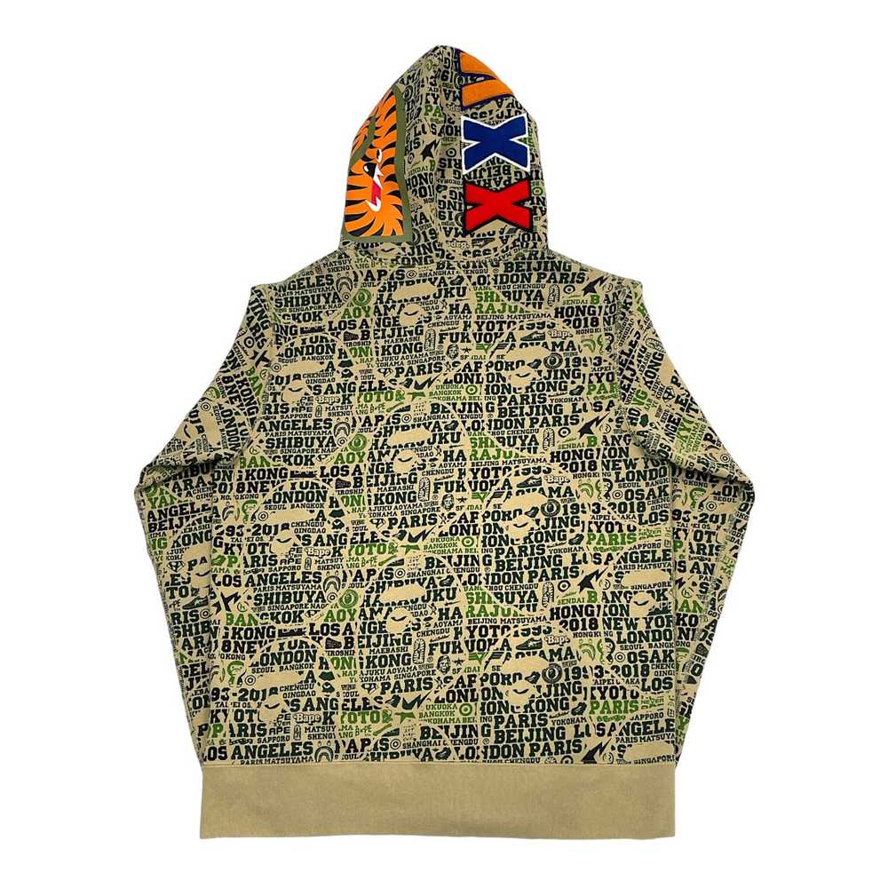 Bape XXV Cities Camo Shark Full Zip Hooded Sweats… - image 2