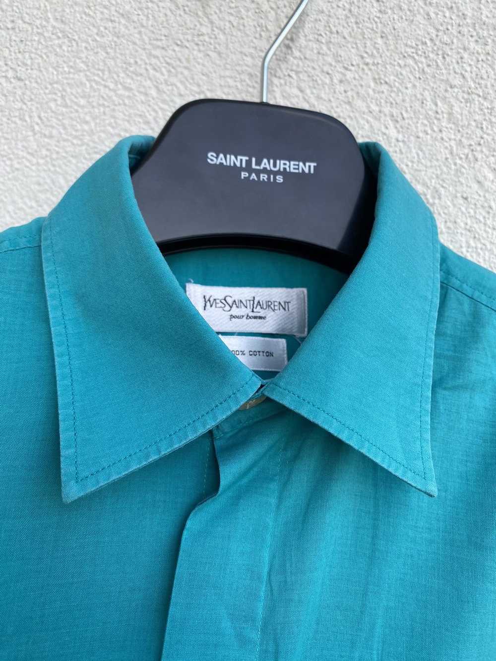 Vintage × Yves Saint Laurent Super soft YSL Shirt… - image 7