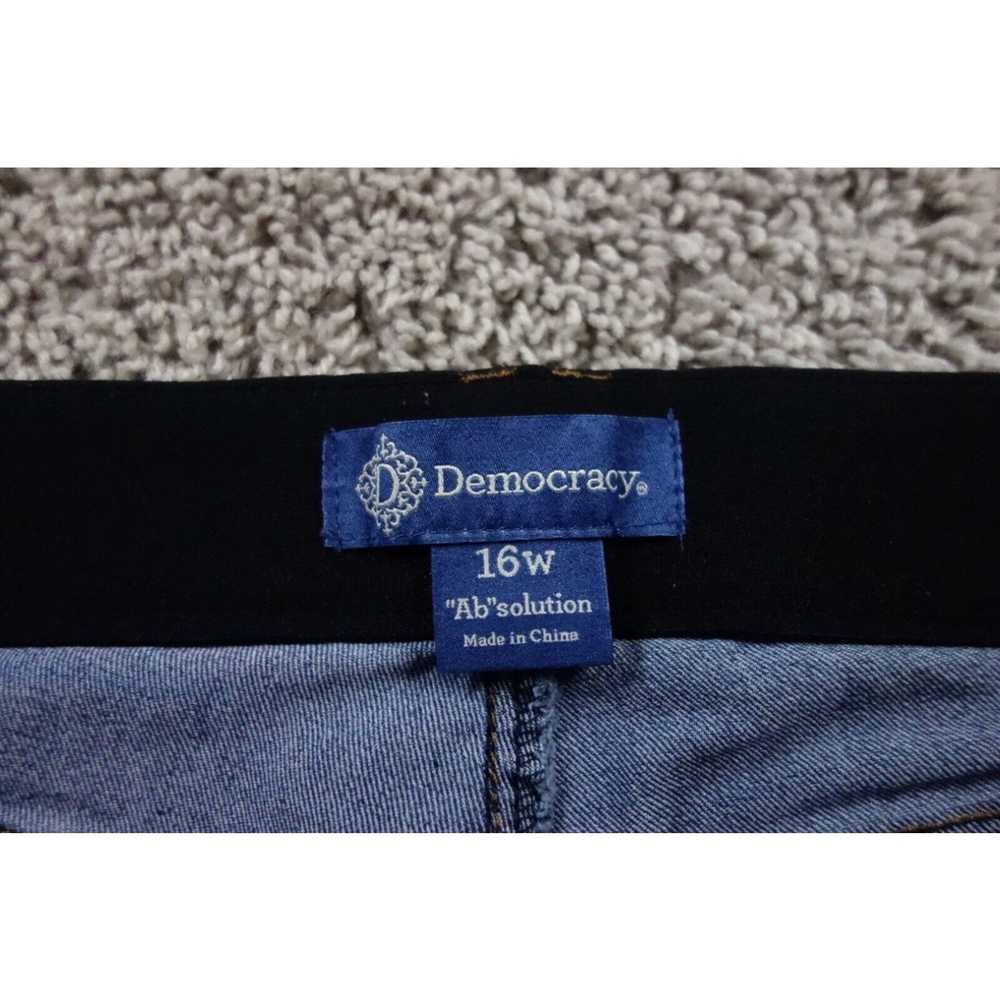 Vintage Democracy Jeans Womens 16W Blue Ab Soluti… - image 2