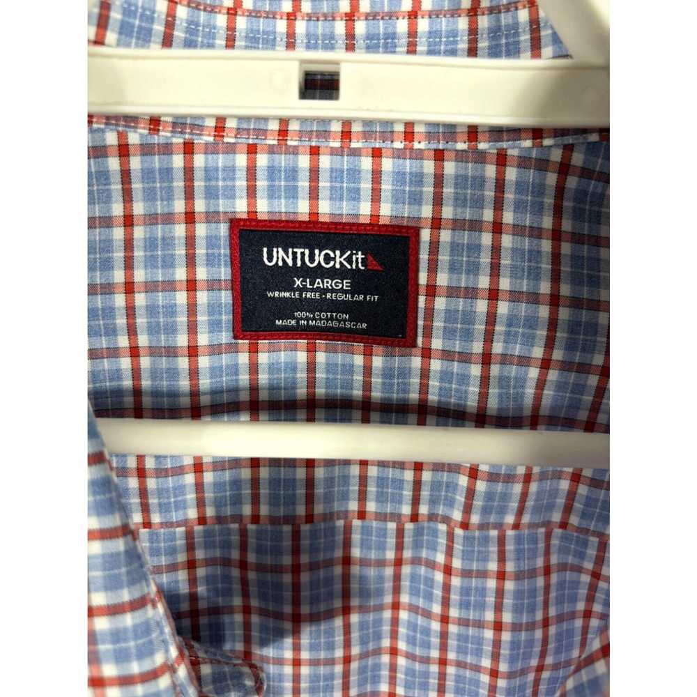 UNTUCKit UNTUCKit Shirt Mens XL Plaid Multicolor … - image 4