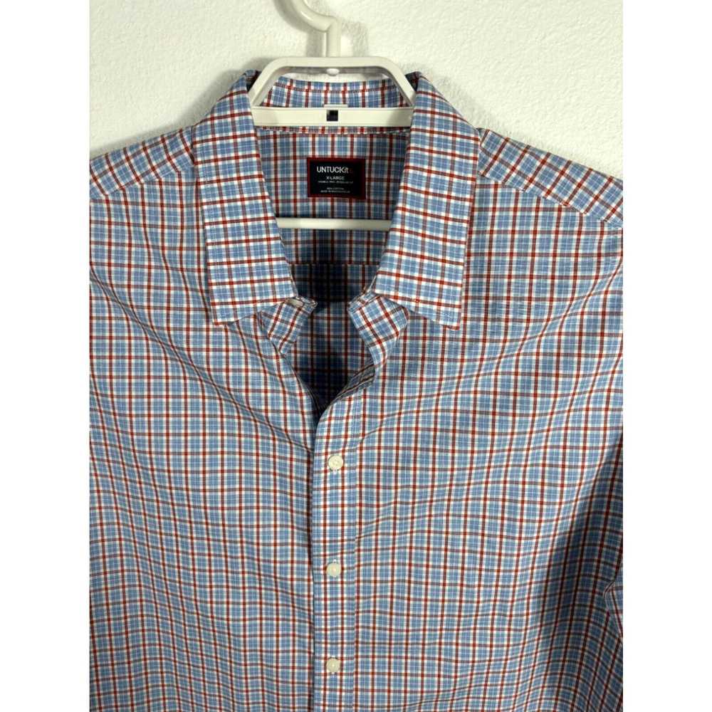 UNTUCKit UNTUCKit Shirt Mens XL Plaid Multicolor … - image 5