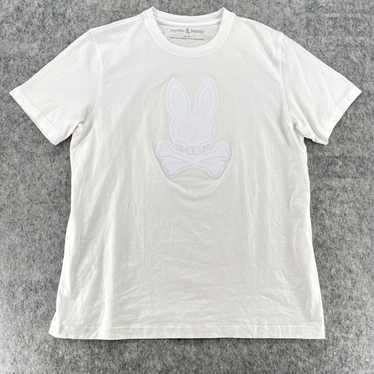 Psycho Bunny Psycho Bunny Mens White Solid Rubber 