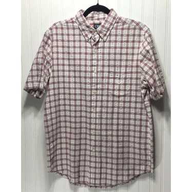 Chaps CHAPS Mens Size Small Plaid Button Down See… - image 1