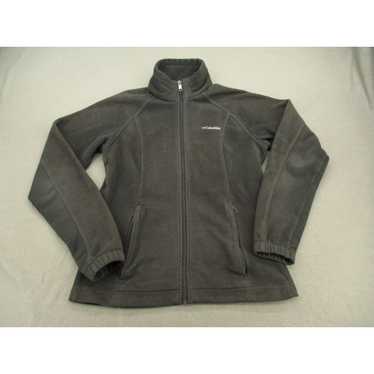 Vintage Columbia Adult Jacket Medium Black Fleece… - image 1