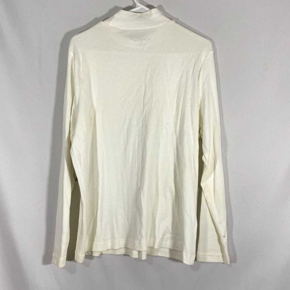 Vintage Kim Rogers Womens White Long Sleeve Relax… - image 2