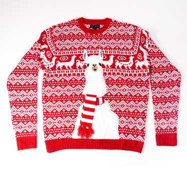 Other Blizzard Bay Llama Christmas Ugly Sweater S… - image 1