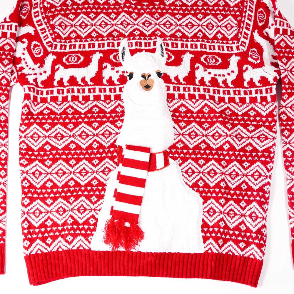 Other Blizzard Bay Llama Christmas Ugly Sweater S… - image 2