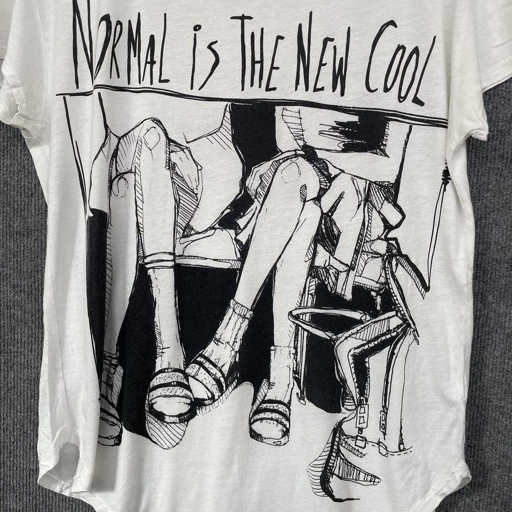 Bershka Bershka Normal Is The New Cool Gothic Pun… - image 2