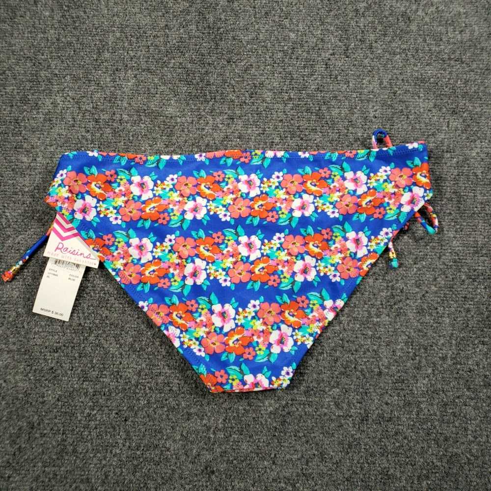 Vintage Raisins Bikini Bottom Womens XL Blue Swee… - image 2