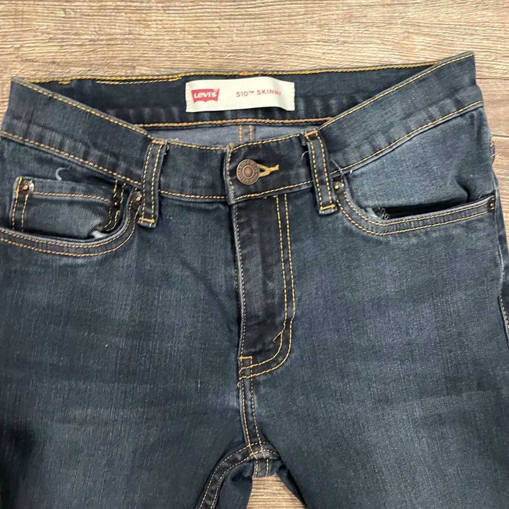 Levi's Levis 510 Jeans Size 14 REG W27 X L27 Boys… - image 2