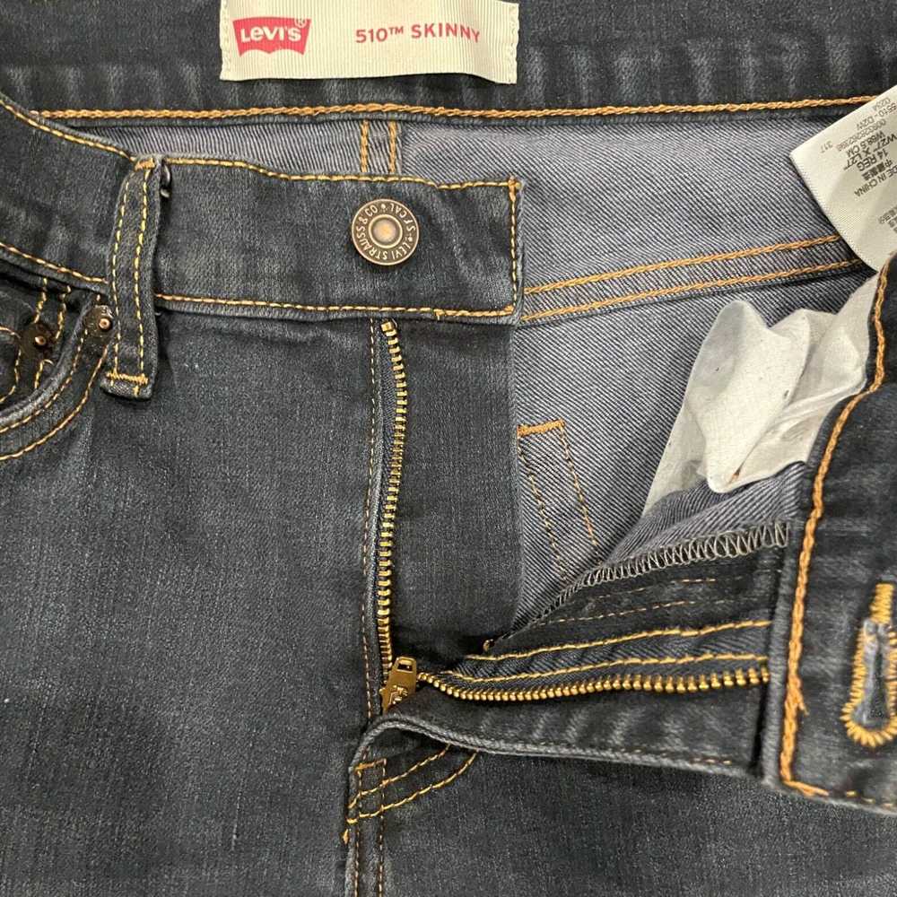 Levi's Levis 510 Jeans Size 14 REG W27 X L27 Boys… - image 3