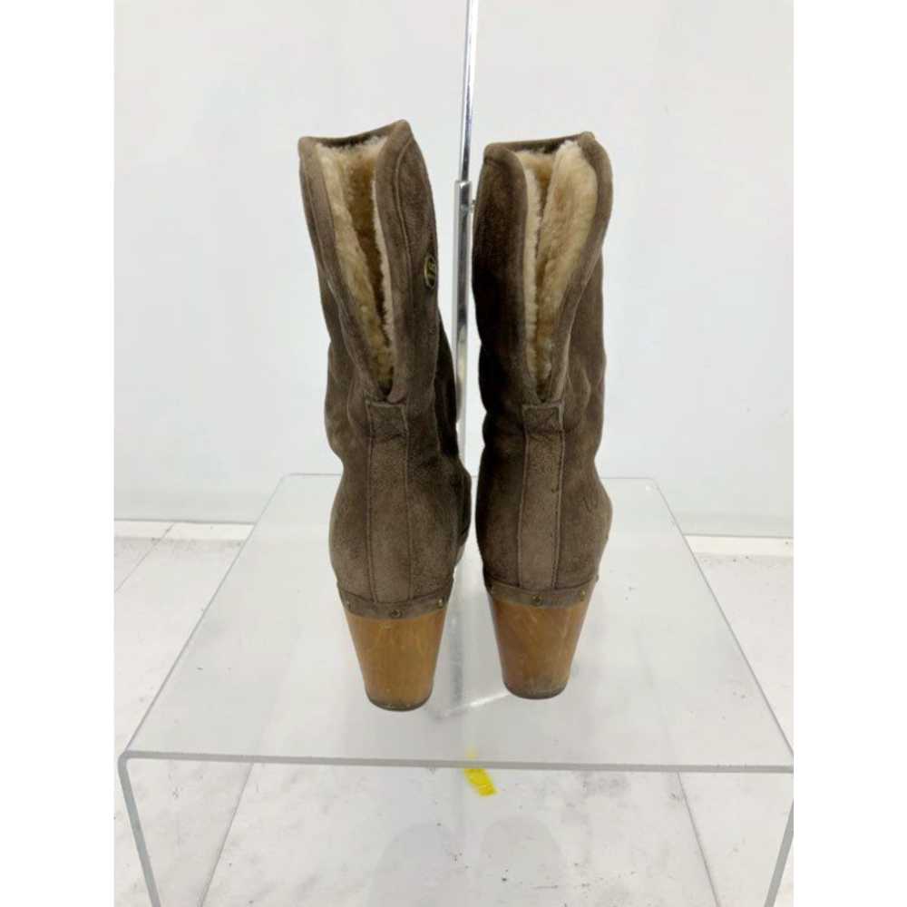 Ugg UGG "Lynnea" Brown Leather Shearling Lined Bo… - image 3