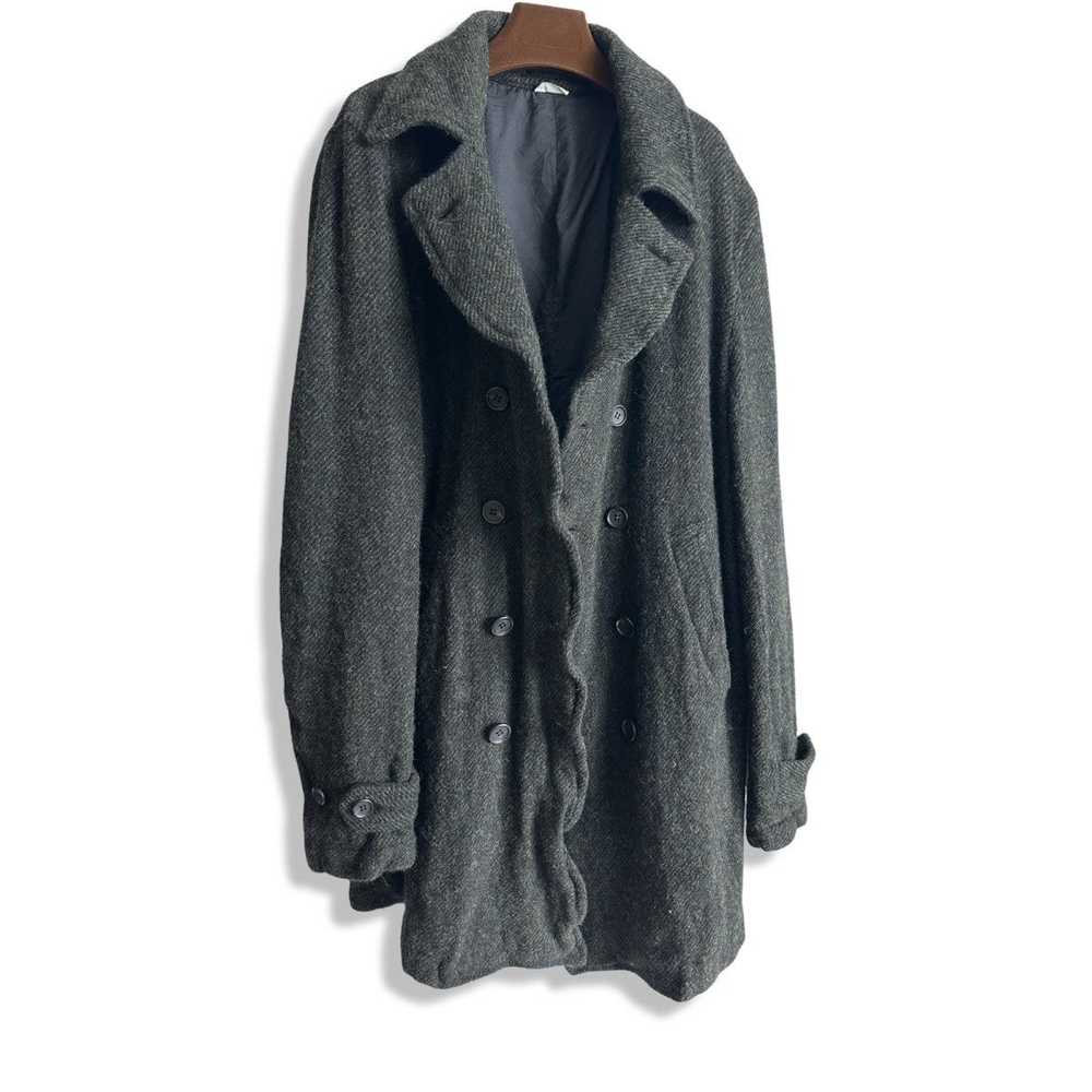 Comme des Garcons Homme Deux Dark green tweed lon… - image 2