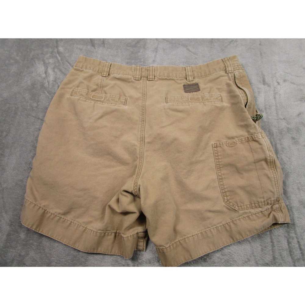 Vintage Columbia Shorts Mens 36 Brown Pockets Cot… - image 4