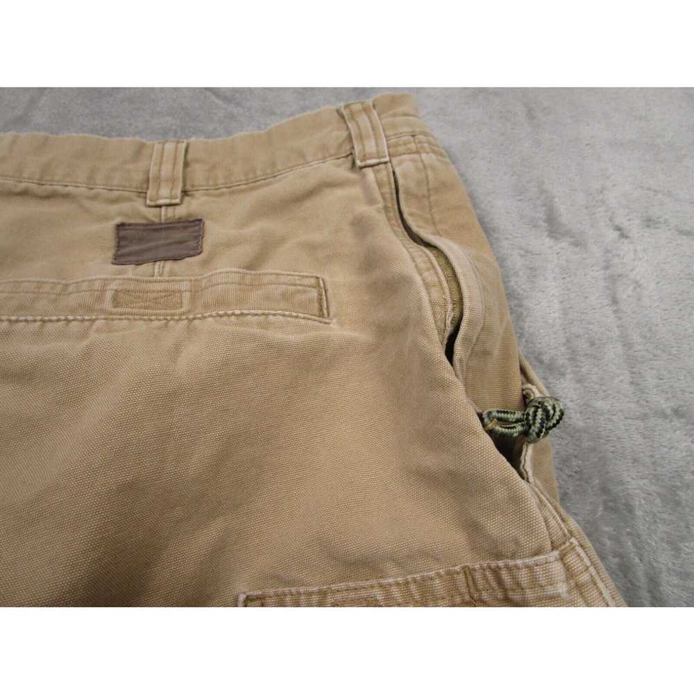 Vintage Columbia Shorts Mens 36 Brown Pockets Cot… - image 5