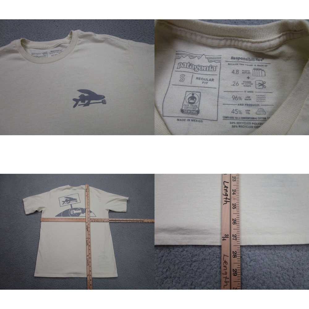 Patagonia Patagonia Shirt Mens S Ivory Beige Surf… - image 4