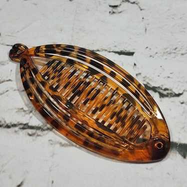 Vintage Vintage Fish-Shaped Banana Hair Clip Torto