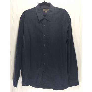 Pronto Uomo PRONTO UOMO BLUE Mens Size XL Plaid C… - image 1