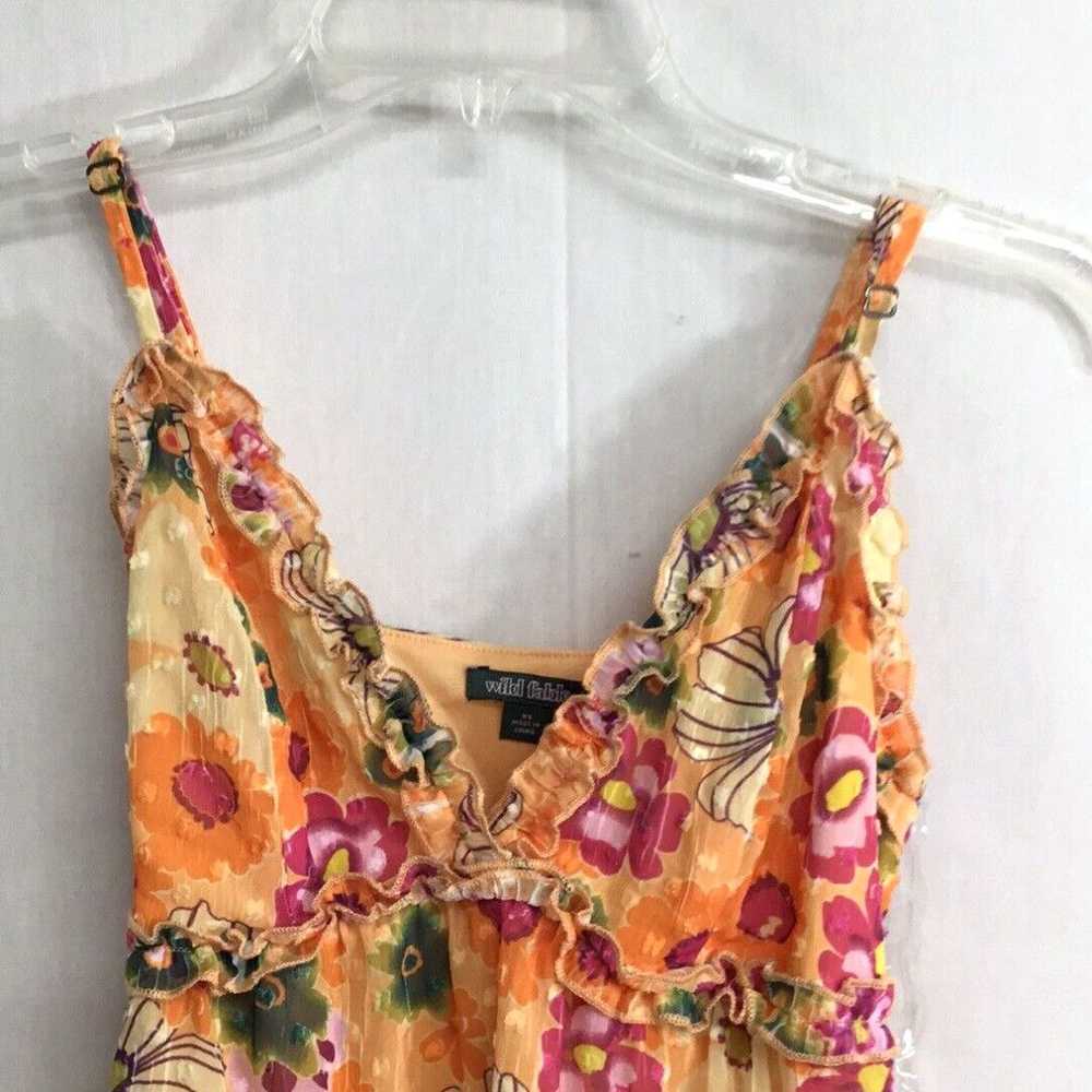 Vintage Wild Fable Womens Multicolor Floral Sleev… - image 3