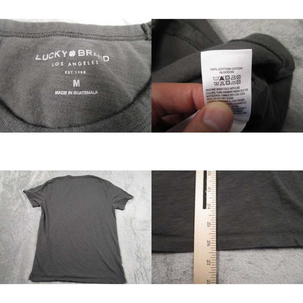 Lucky Brand Lucky Brand Shirt Mens Medium Gray Cr… - image 4