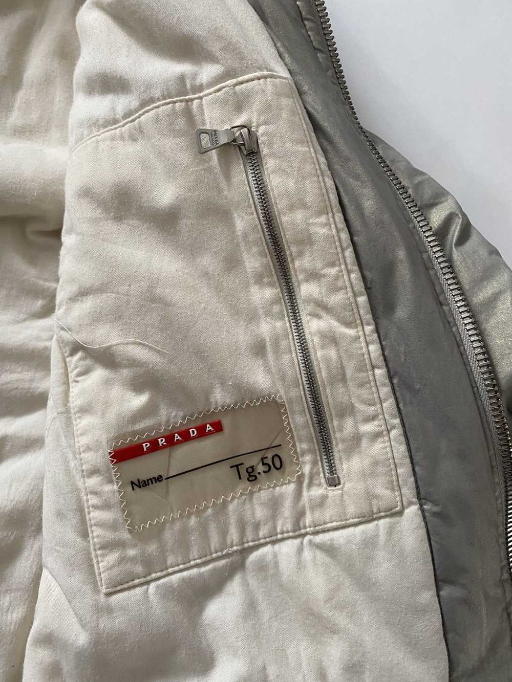 Prada Prada Silver Astro Jacket 90’s Luna Rossa F… - image 7