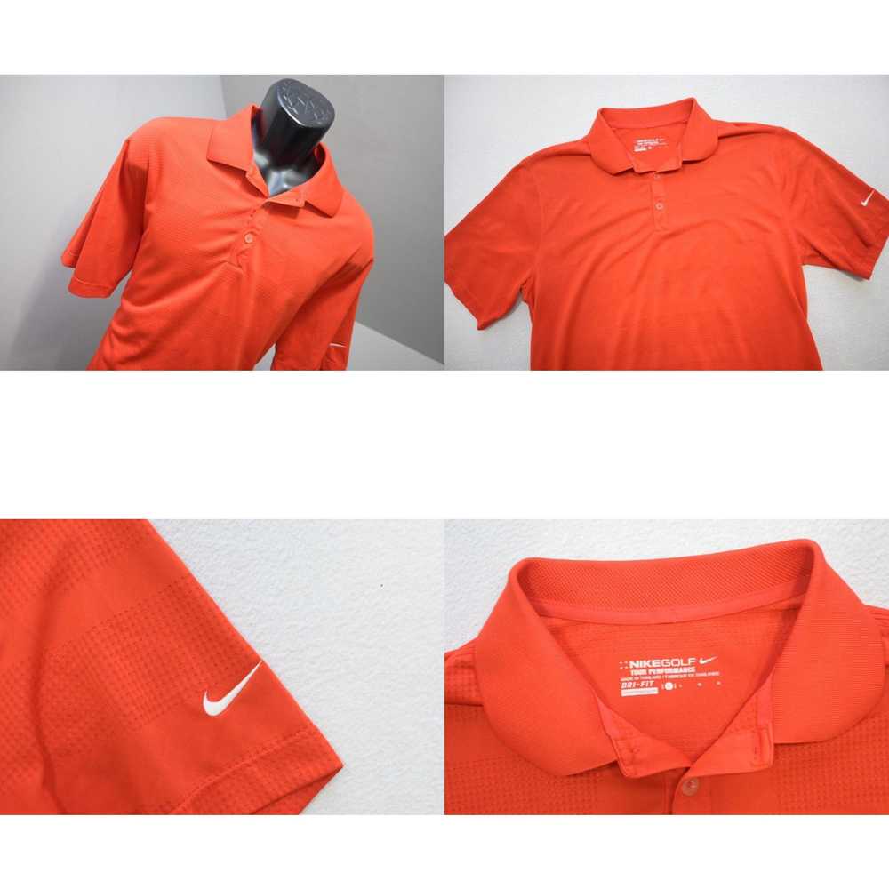 Nike Nike Golf Polo Dri Fit Tour Performance Red … - image 4