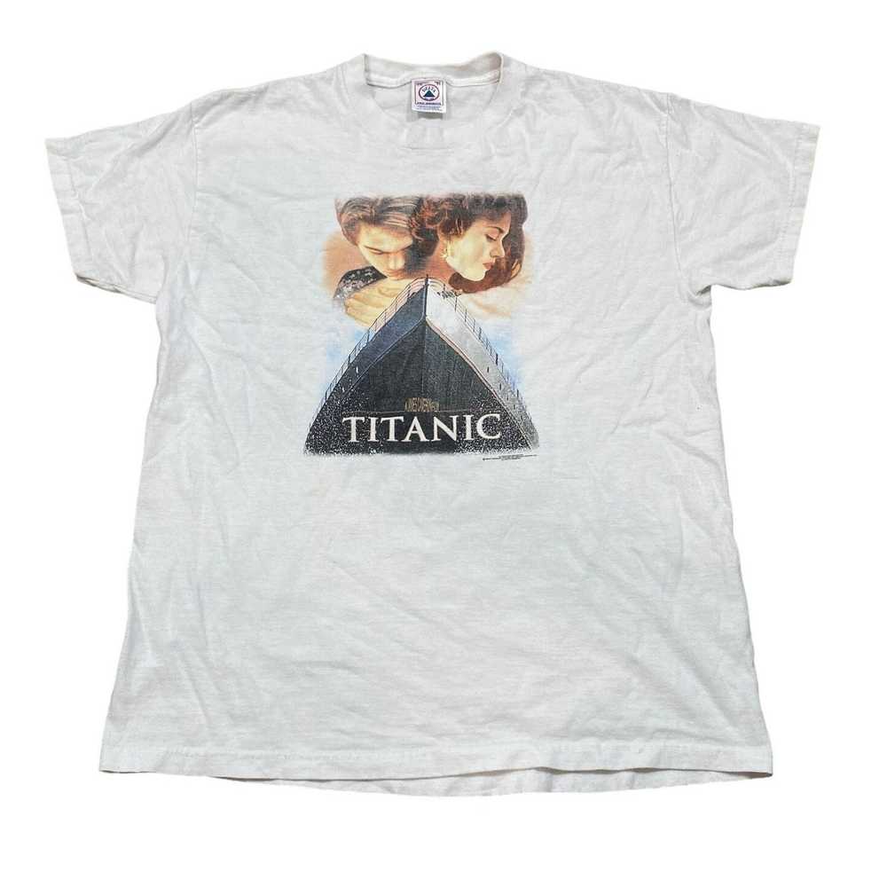 Delta × Vintage Vintage 90s Titanic Movie Promo T… - image 1