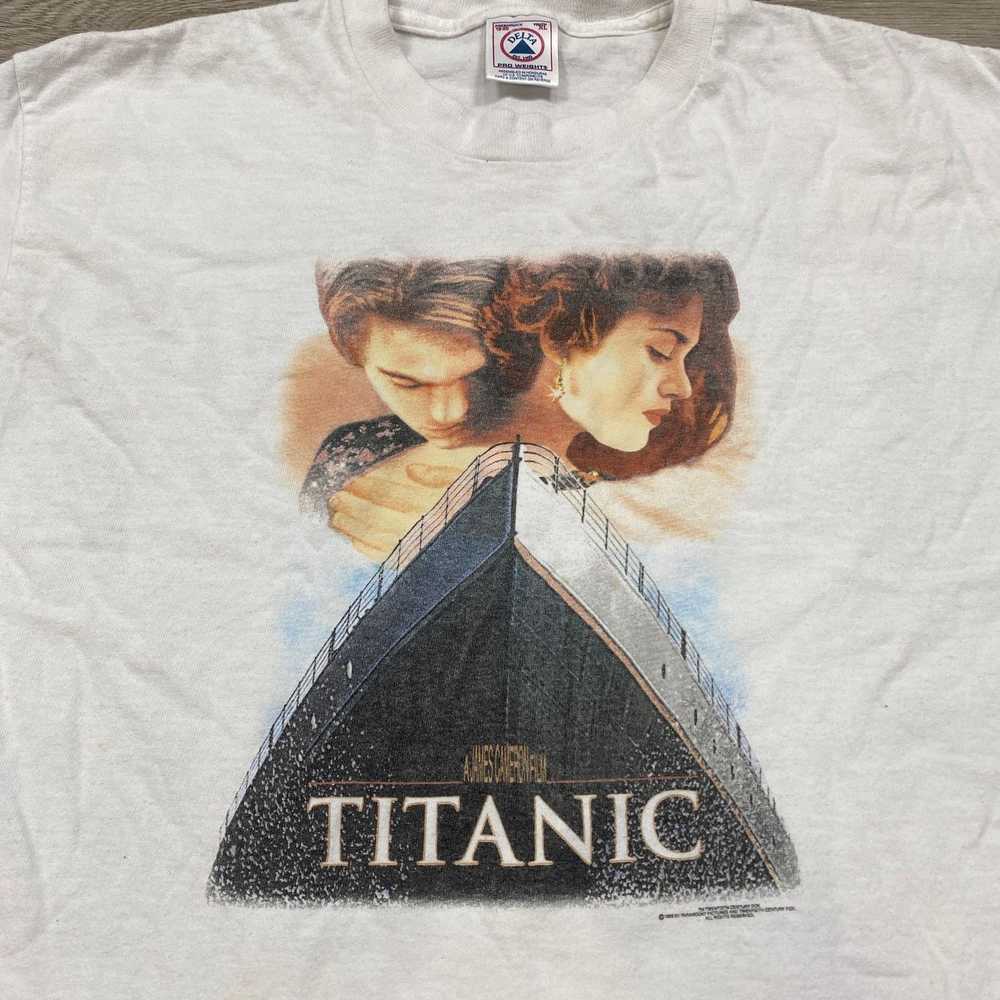 Delta × Vintage Vintage 90s Titanic Movie Promo T… - image 2