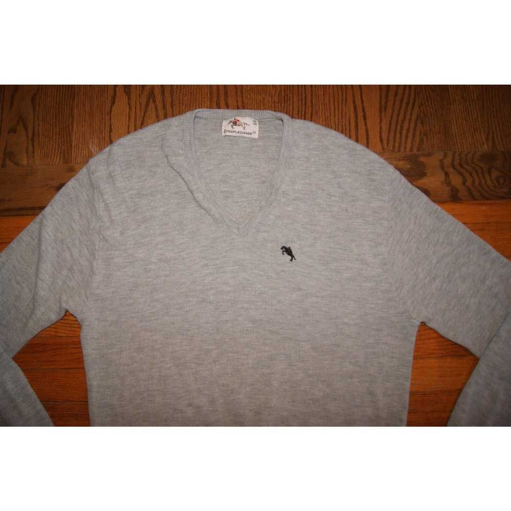 Steeplechase VTG 70s 80s Steeplechase Sweater Men… - image 2