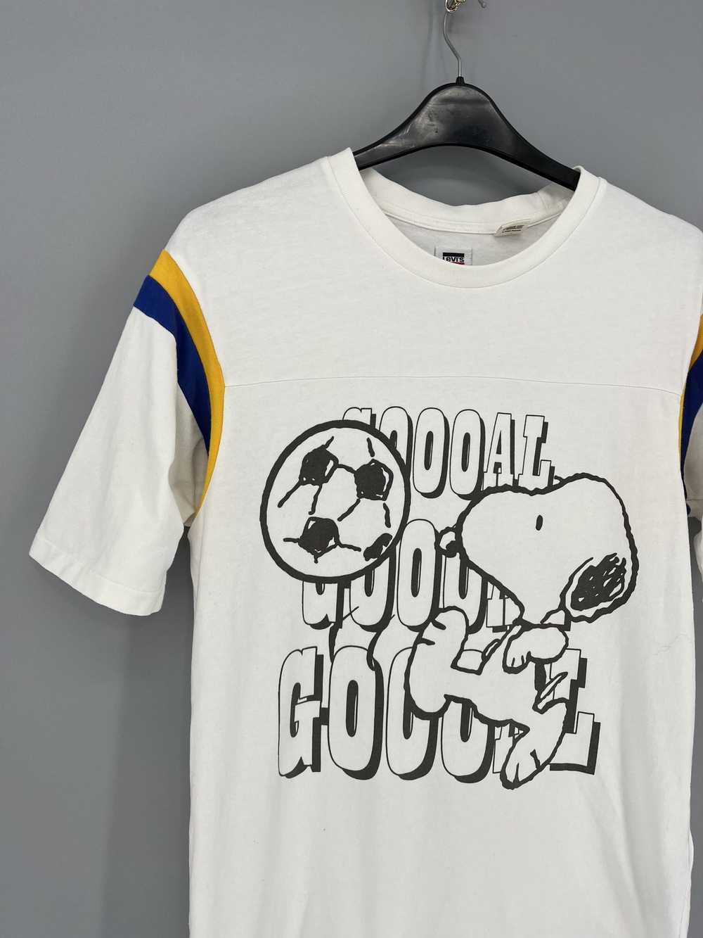 Levi's × Peanuts × Streetwear Football Tee Gooaal… - image 3