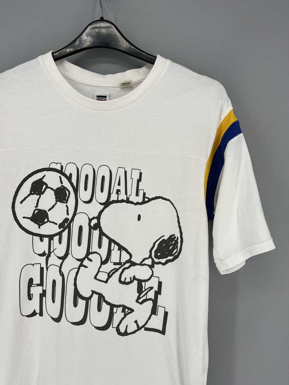 Levi's × Peanuts × Streetwear Football Tee Gooaal… - image 4