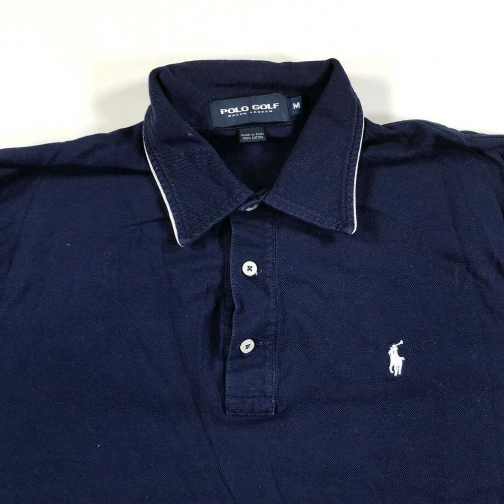 Pony Ralph Lauren Polo Golf Shirt Mens Medium Nav… - image 2