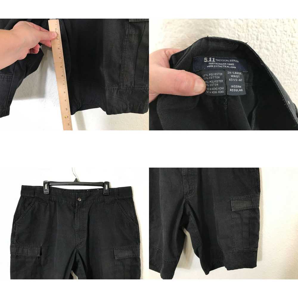 Vintage 511 Tactical Shorts Mens 2XL Black Cargo … - image 4