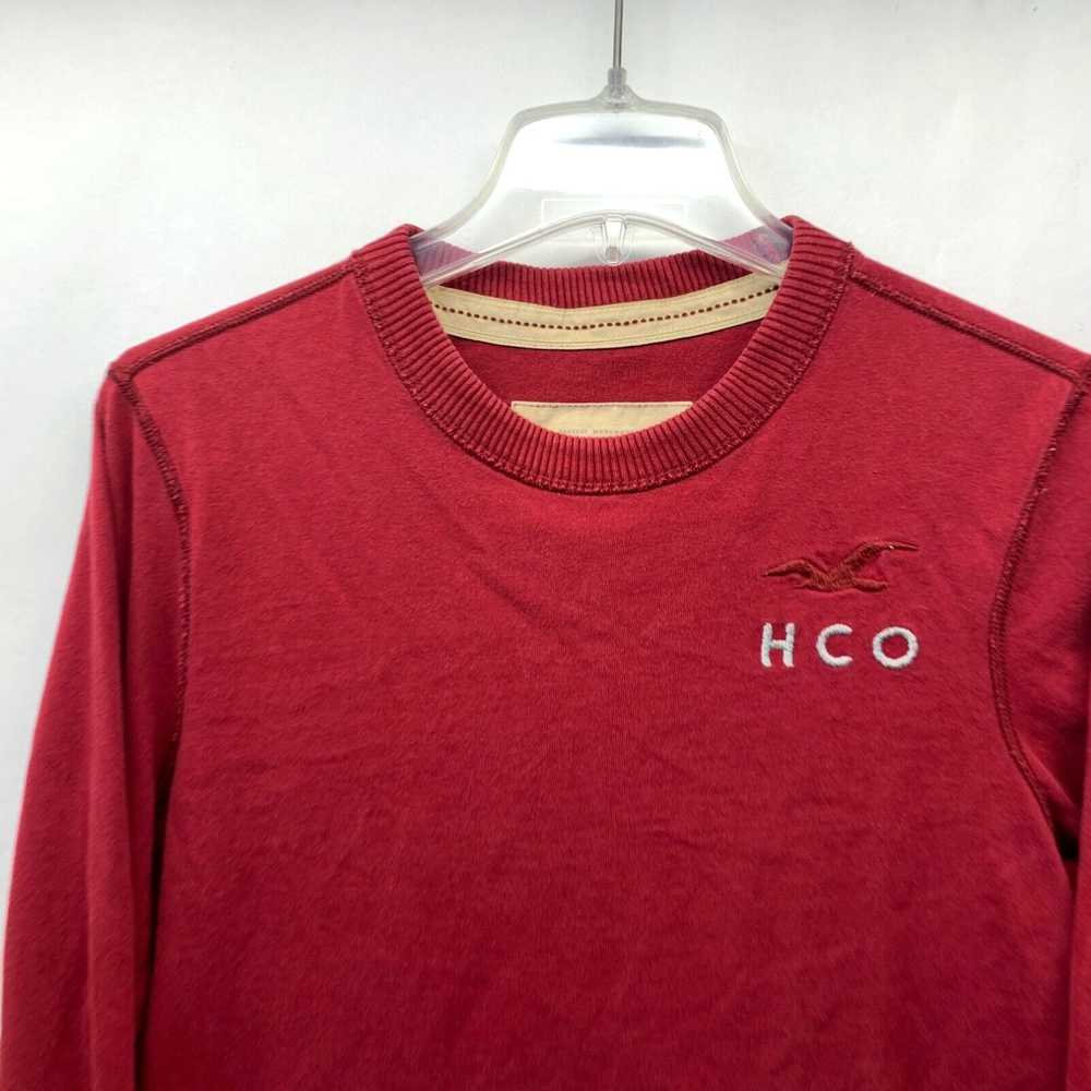 Vintage Hollister Shirt Adult Medium Red Cotton C… - image 3