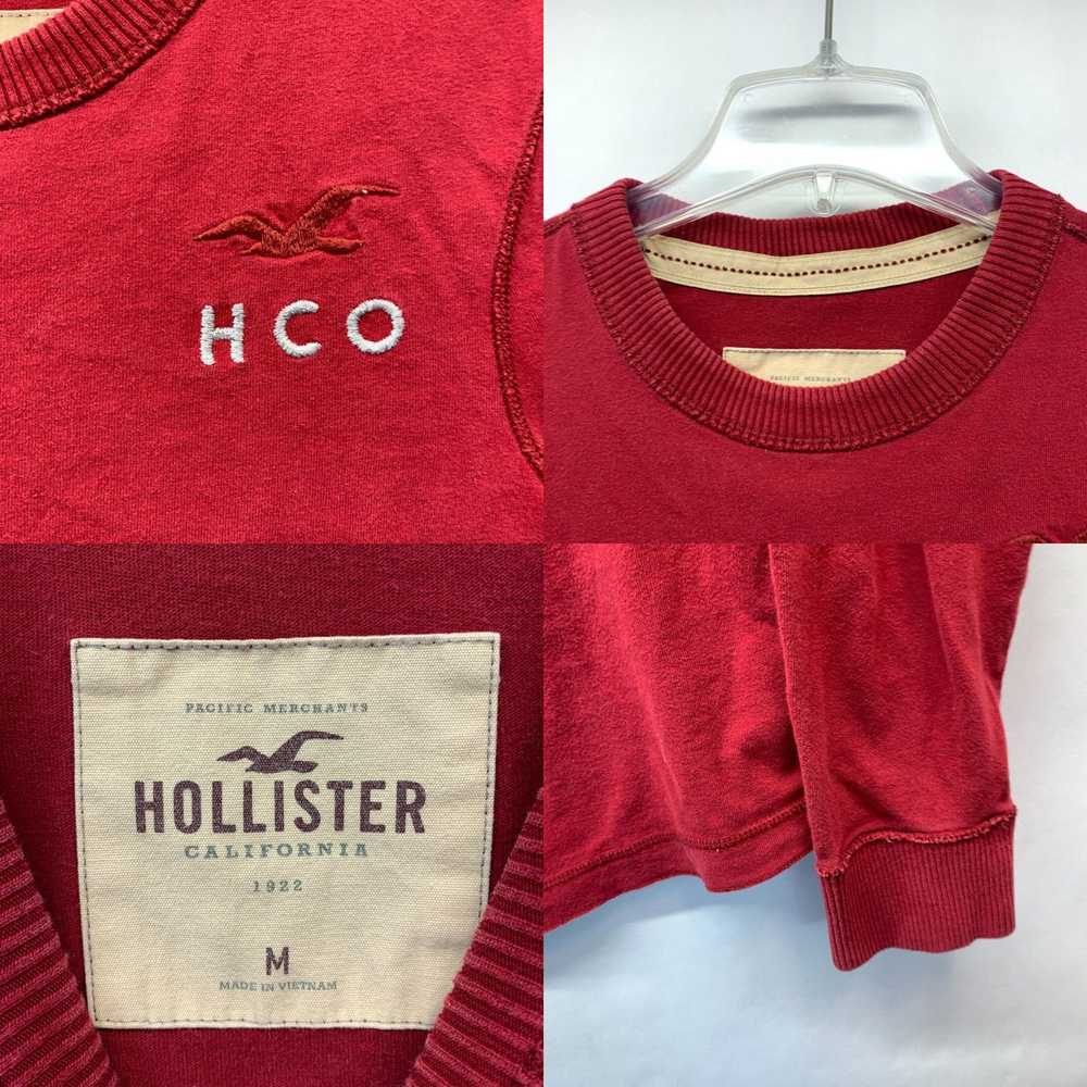 Vintage Hollister Shirt Adult Medium Red Cotton C… - image 4