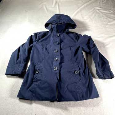 Vintage LL Bean Jacket Womens Small Blue Short Tr… - image 1