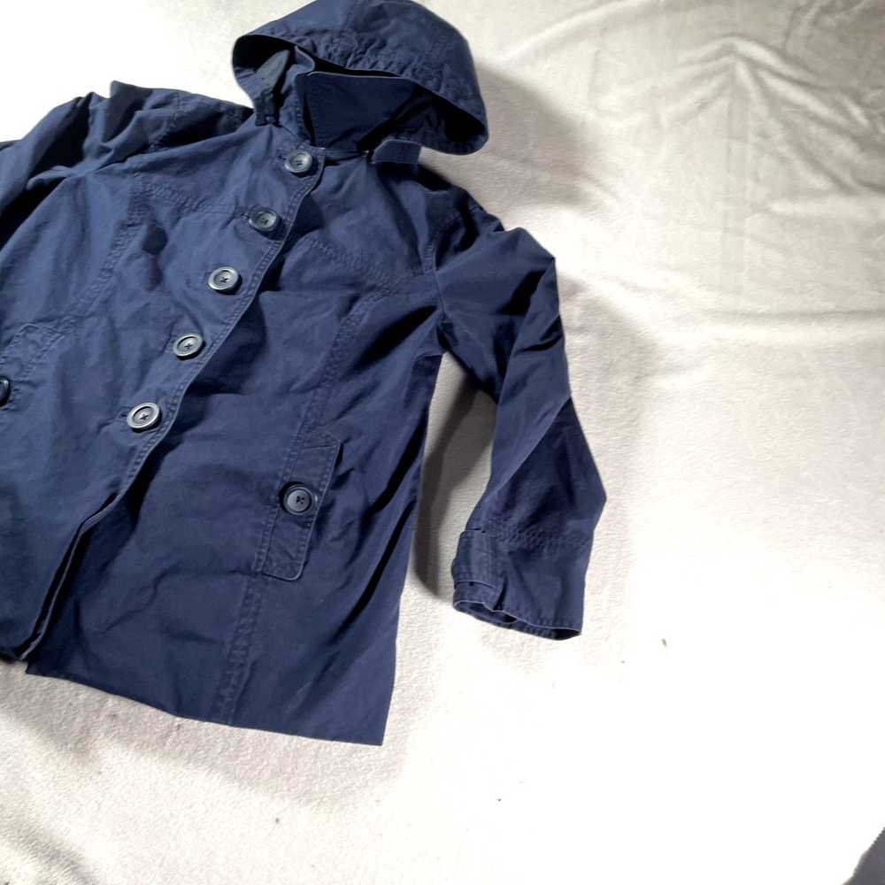 Vintage LL Bean Jacket Womens Small Blue Short Tr… - image 2