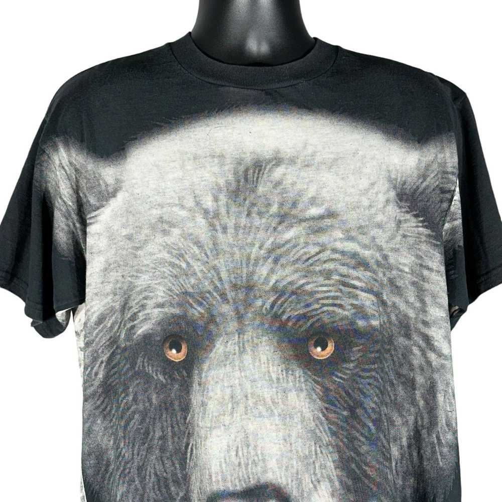 Vintage Vintage Nature Calls Grizzly Bear AOP Tee - image 2