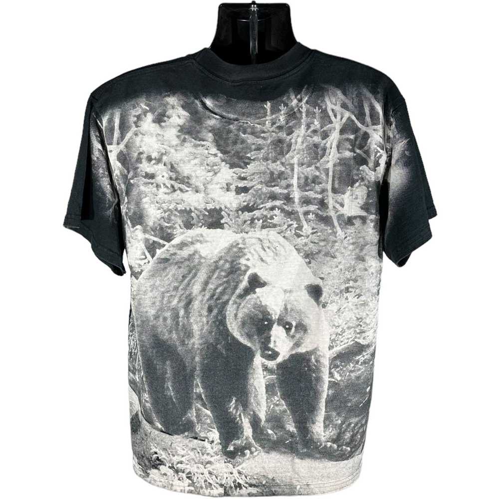 Vintage Vintage Nature Calls Grizzly Bear AOP Tee - image 3